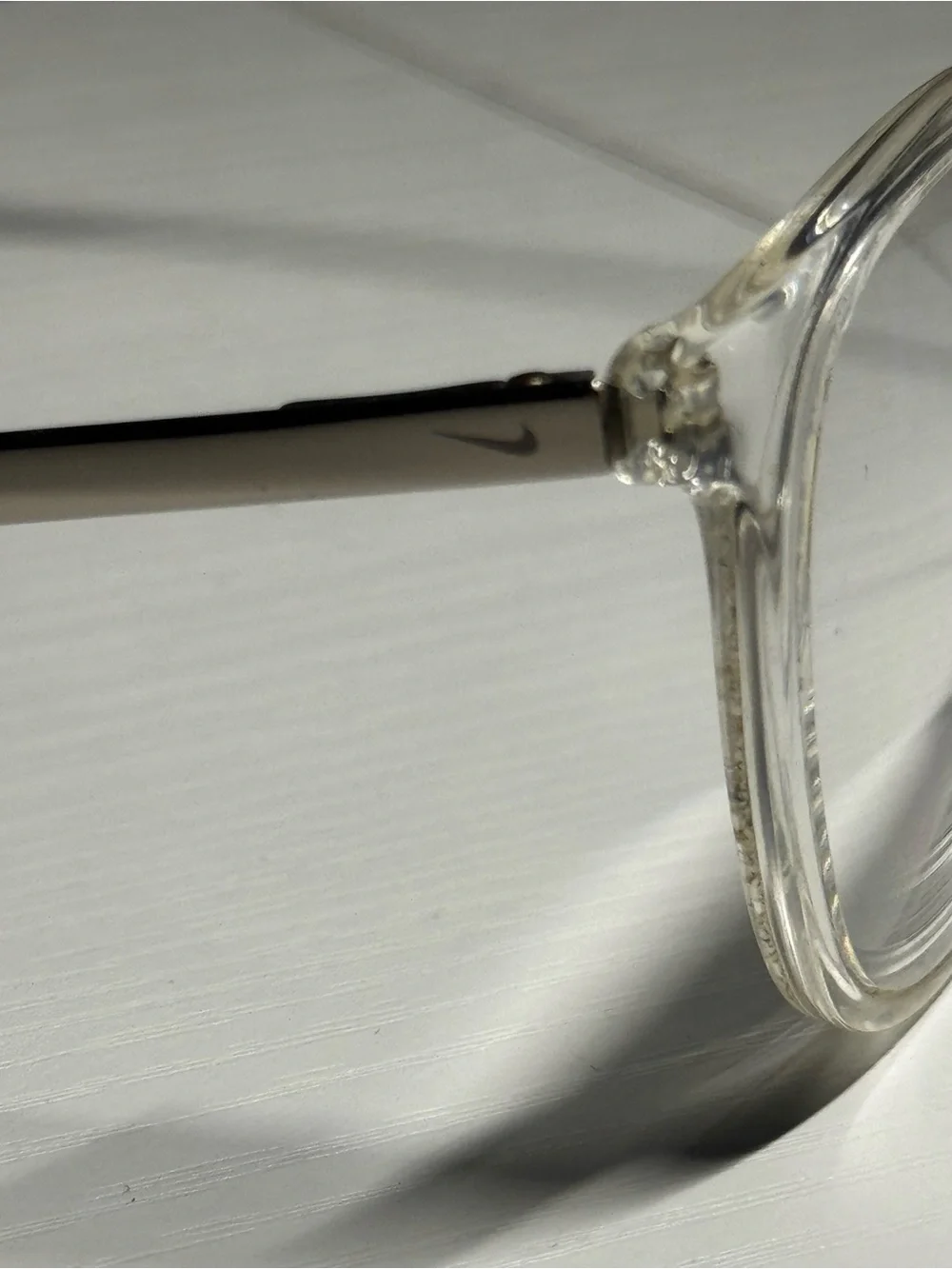 Nike Clear Transparent Round Square Eyeglasses